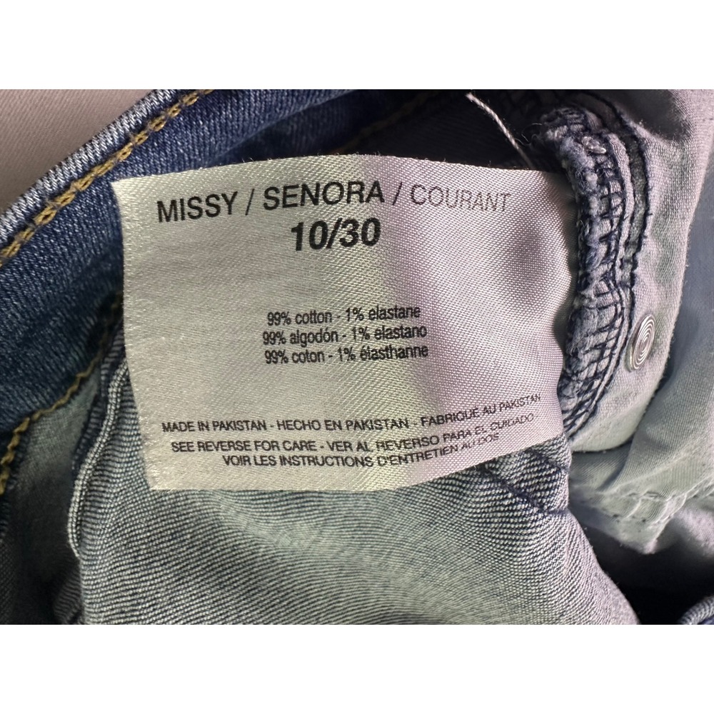 Vintage America Blues Courant Boho Straight Leg Jeans Womens Missy Stretch 10/30 - Picture 4 of 9